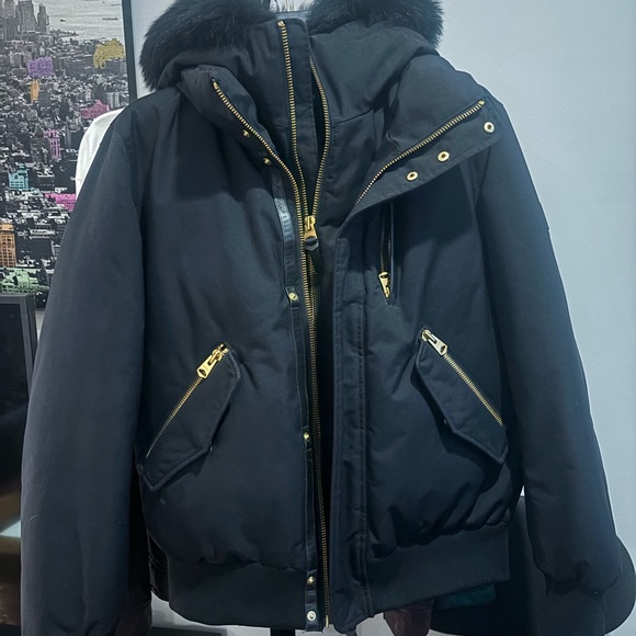 DIXON 2-in-1 Nordic Tech down bomber with blue fox fur - Picture 2 of 7